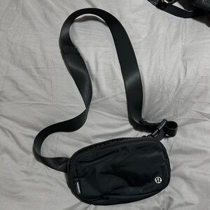 lululemon athletica Black Belt Bag Minimalist Design
